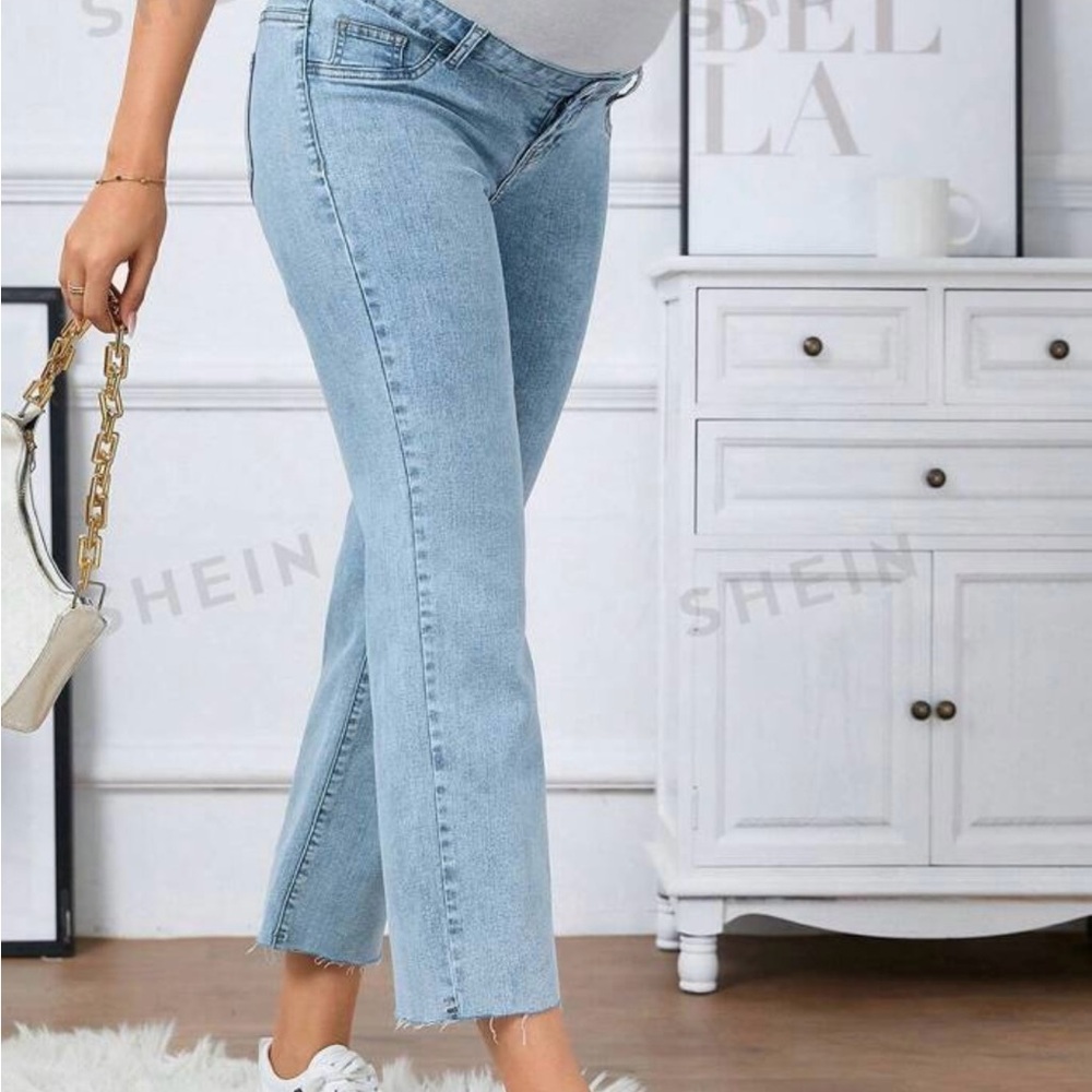 Maternity denim